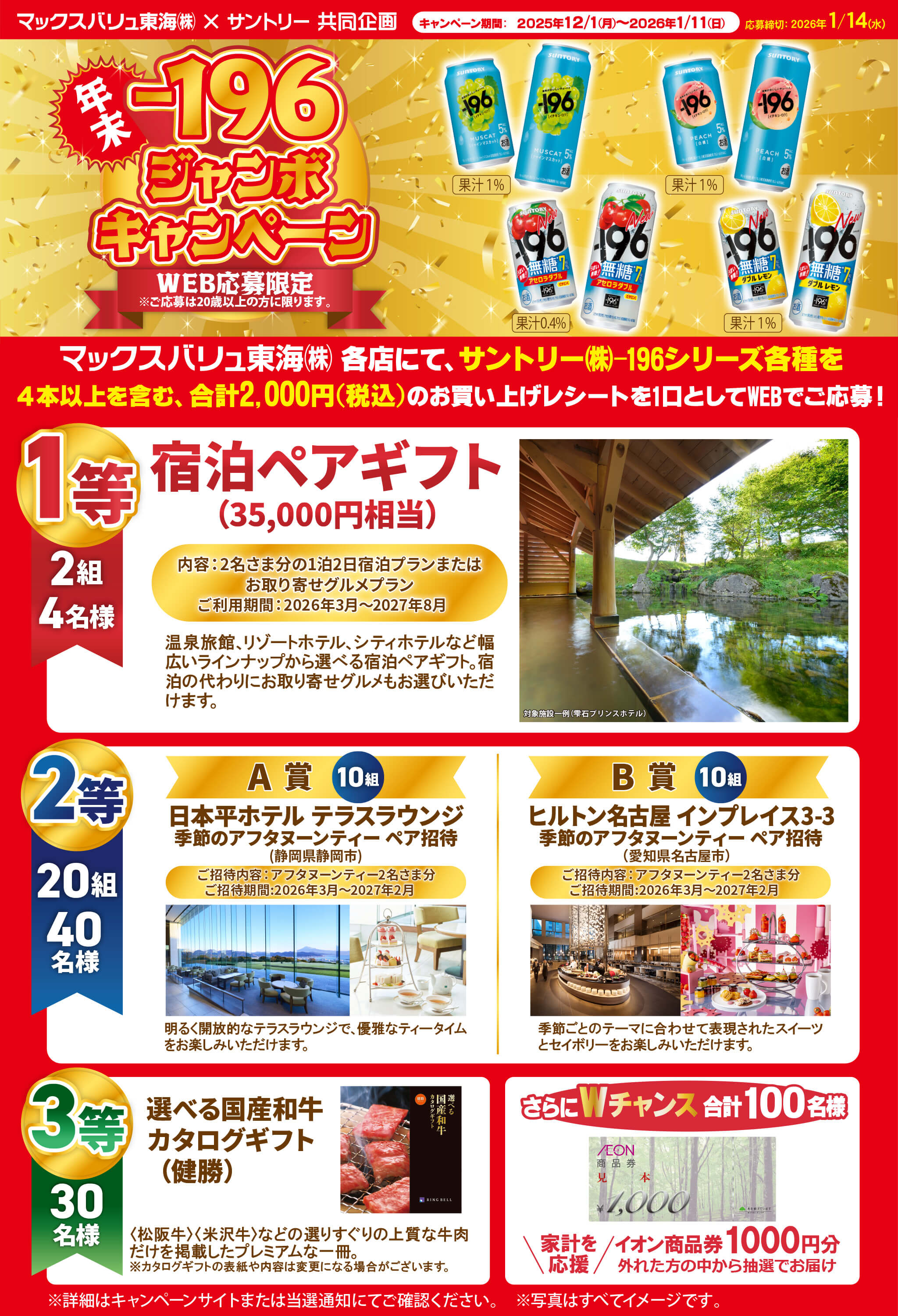 マックスバリュ東海(株)×サントリー(株)共同企画 年末-196ジャンボ